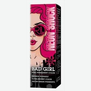 Оттеночный бальзам для волос Bad Girl Neon Shock розовый неон 150мл