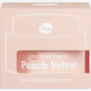 Крем 7DAYS Mbw Peach Velvet для лица восстанавливающий 50мл