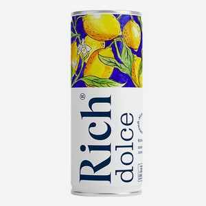 Напиток сокосодержащий Rich Dolce лимон-виноград 330 мл