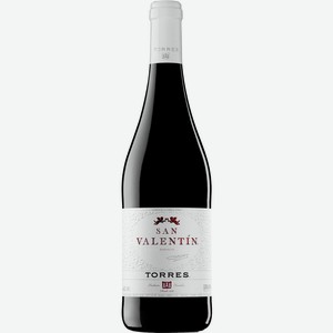 Вино Сан Валентин Гарнача Каталония СОРТОВОЕ ОРДИНАРНОЕ красное сухое 10-15% 0,75л (Испания)