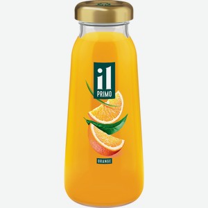 Сок IL Primo Апельсин восстановленный с мякотью, 200мл Россия