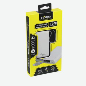 Аккумулятор мобильный Forza 3000мАч, USB, арт.031-004, шт
