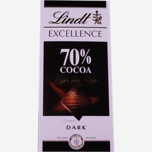 Шоколад Lindt Excellence 70% какао горький, 100 г