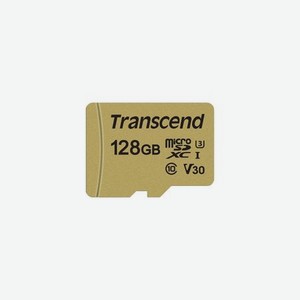 Карта памяти Transcend 128GB UHS-I U3 microsd with Adapter MLC