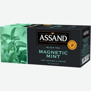 Чай Assand Authentic черный с мятой в пакетиках 25x2г