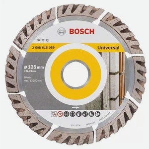 Алмазный диск Bosch Stf Universal, по бетону, 125мм, 10мм, 22.23мм [2608615059]