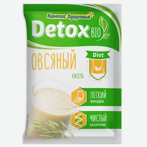 Кисель овсяно-льняной Компас Здоровья Detox Bio Diet, 25 г