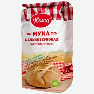 Мука Увелка пшеничная хлебопекарная высший сорт, 1,9 кг