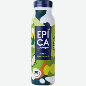 Йогурт питьевой Epica киви и виноград 2.5% 260г