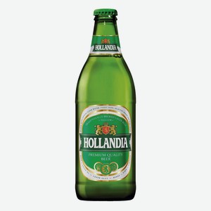Пиво Hollandia ( Голландия ) светлое пастеризованное фильтрованное 4,8% 0,45 л с/б МПК