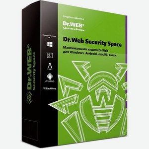 Антивирус DrWeb Security Space продление на 1 год на 3 ПК [LHW-BK-12M-3-B3] (электронный ключ)