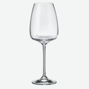 Набор бокалов для белого вина Crystal Bohemia Ancer alizee, 440мл х 6шт Чехия