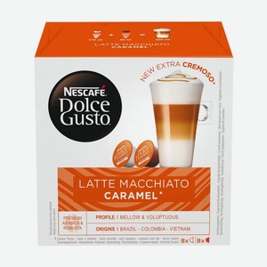 Кофе в капсулах Nescafe Dolce gusto Latte macchiato caramel 16 шт