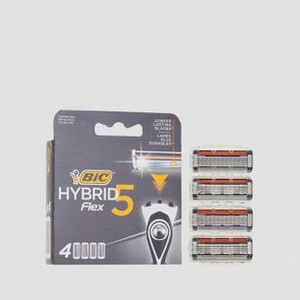 Сменные кассеты для мужской бритвы, 4 шт. BIC Hybrid 5 Flex 4 шт