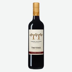 Вино Two Vines Cabernet Sauvignon красное полусухое США, 0,75 л