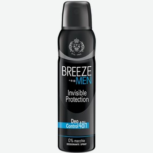 Антиперспирант Breeze Men Invisible Protection аэрозоль, 150мл Италия