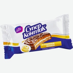 Печенье-сэндвич Konti Супер-Kontiк Сгущенное молоко, 100 г