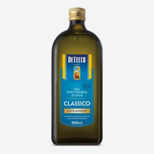 Масло оливковое De Cecco Extra Virgin нерафинированное, 500 мл, шт