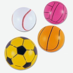 Мяч надувной Bestway, по видам спорта, 41 см, арт.107-167, шт