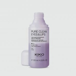 Двухфазная жидкость для снятия макияжа KIKO MILANO Pure Clean Eyes & Lips 125 мл