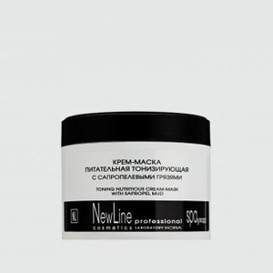 Крем-маска питательная тонизирующая с сапропелевыми грязями NEW LINE Nourishing Toning Cream Mask With Sapropel Mud 300 мл