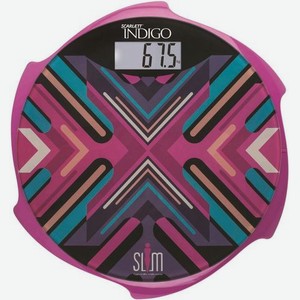 Весы напольные электронные Scarlett IS-BS35E601 макс.150кг пурпурный