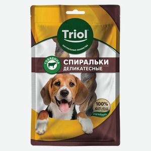 Лакомство для собак Triol спиральки деликатесные говядина, 40 г