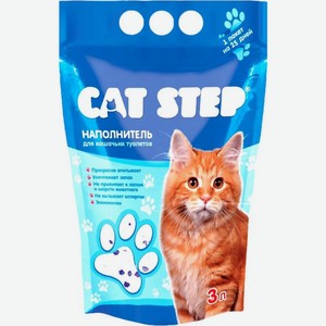 Наполнитель для кошачьего туалета Cat Step Blue 3л