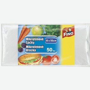 Пакеты для пищевых продуктов Fino, 6 л, 50 шт, шт