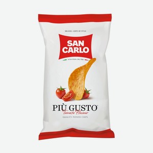Чипсы картофельные San Carlo Piu Gusto со вкусом томата, 50 г
