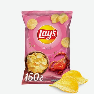 Картофельные чипсы Lay s Краб, 150 г