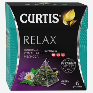 Чай зеленый Curtis Relax Tea, 15x1,7 г