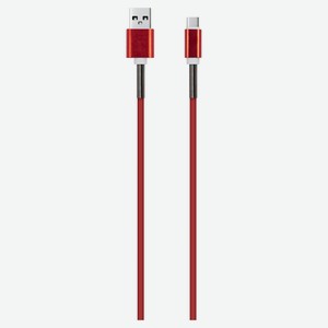 Кабель USB-TYPE-C красный, 3 м