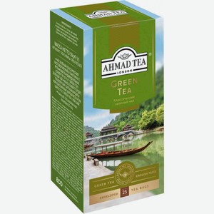 Чай зелёный Ahmad Tea, 25×2 г