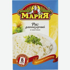 Рис Мария, Длиннозёрный, В Пакетиках, 400 Г