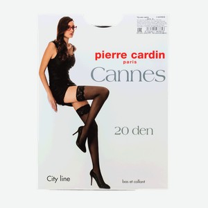 Чулки Pierre Cardin Сannes черные, размер 2, 20 den, 1 пара, шт