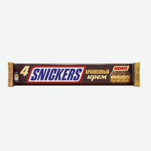 Батончик шоколадный Snickers с арахисовым кремом, 73 г