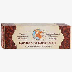 Сырок Коровка из Кореновки творожный глазированный в темном шоколаде 23%, 50 г