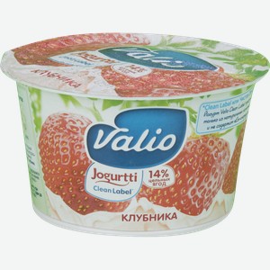 Йогурт Valio Клубника 2,6%, 180 г