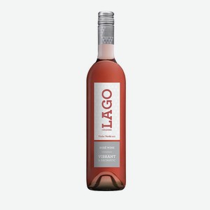 Вино Лаго Розе ОРДИНАРНОЕ СОРТОВОЕ розовое полусухое 10% 0,75л (Португалия)