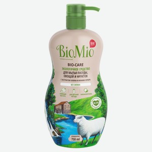Средство для мытья посуды Экологичное BioMio Bio-Care Концентрат. Без запаха, 750 мл