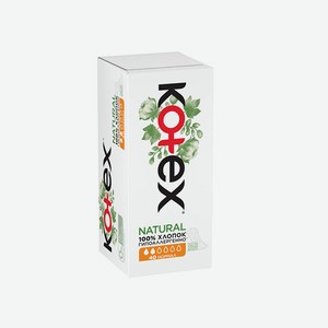 Ежедневные прокладки  KOTEX Natural Normal Organic , 40 шт