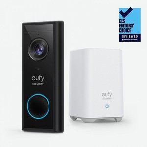 Видео-дверной звонок Eufy by Anker Video Doorbell Dual 2K + Home base 2 (E82101W4)