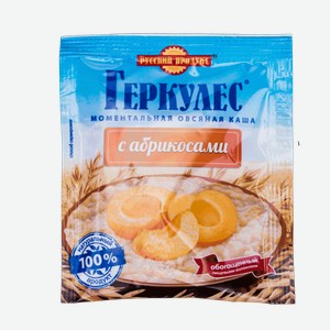 Каша овсяная моментальная Русский продукт Геркулес с абрикосом, 35 г