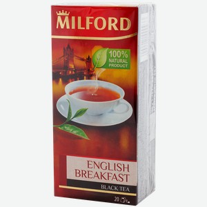 Чай черный Milford Английский байховый 20х1,75 г
