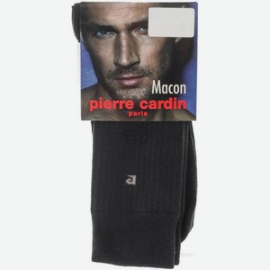 Носки мужские Pierre Cardin Macon черные, размер 39-40, шелк, полиамид и эластан, шт
