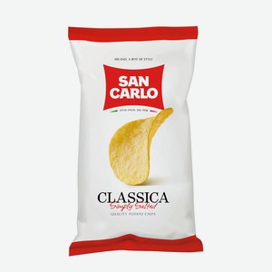 Чипсы картофельные San Carlo с солью, 180 г