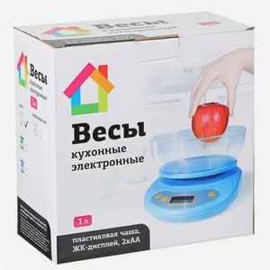 Весы кухонные электронные Vetta с пластиковой чашей, 1 л, шт