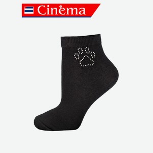 Носки женские Cinema СД 3-8СТ Лапки черные, размер 25