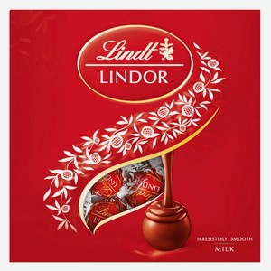 Конфеты Lindt Lindor Молочный шоколад с начинкой, 125 г